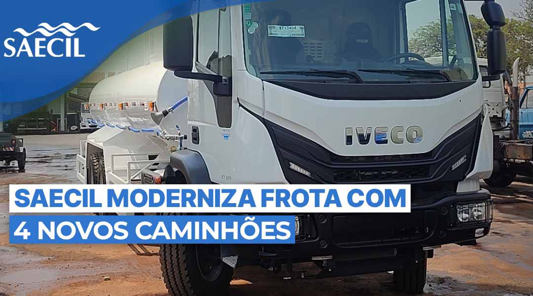 SAECIL ADQUIRE NOVOS CAMINHÕES PARA REFORÇAR A FROTA E APRIMORAR OS SERVIÇOS DE SANEAMENTO EM LEME